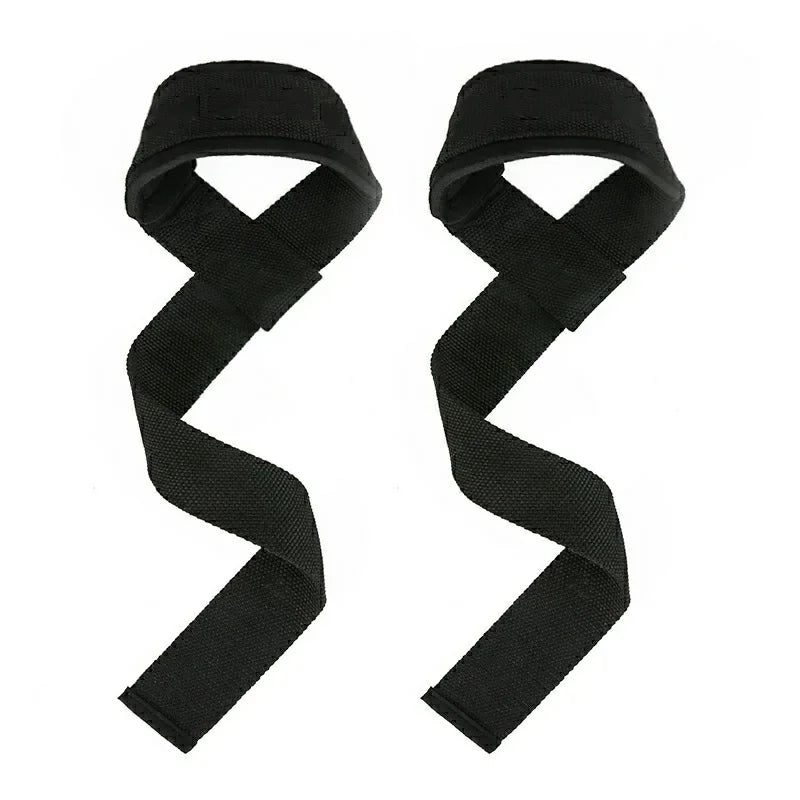 2Pcs Weightlifting Wrist Straps Strength Training Adjustable Non-Slip Gym Fitness Lifting Strap Wrist Support Sports Grip Band