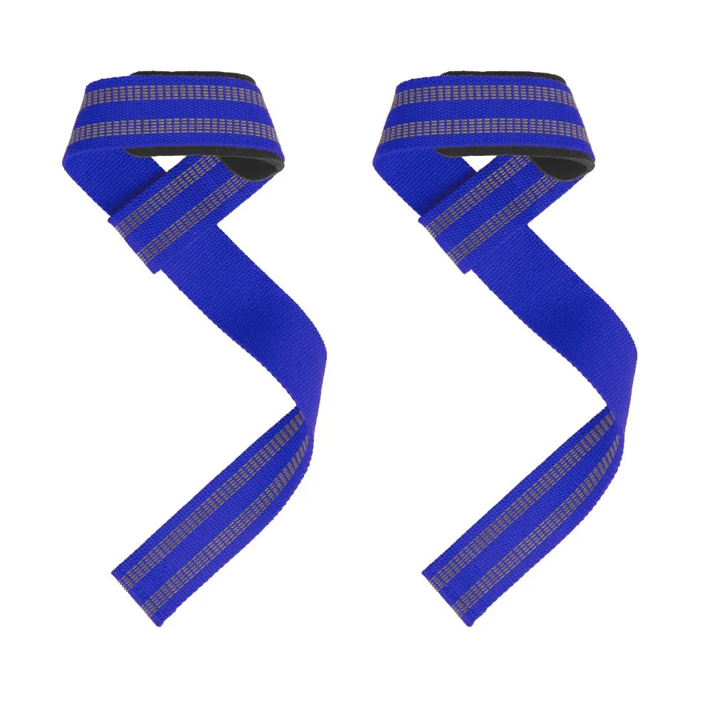 2Pcs Weightlifting Wrist Straps Strength Training Adjustable Non-Slip Gym Fitness Lifting Strap Wrist Support Sports Grip Band