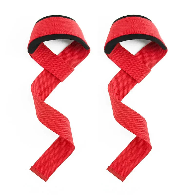 2Pcs Weightlifting Wrist Straps Strength Training Adjustable Non-Slip Gym Fitness Lifting Strap Wrist Support Sports Grip Band