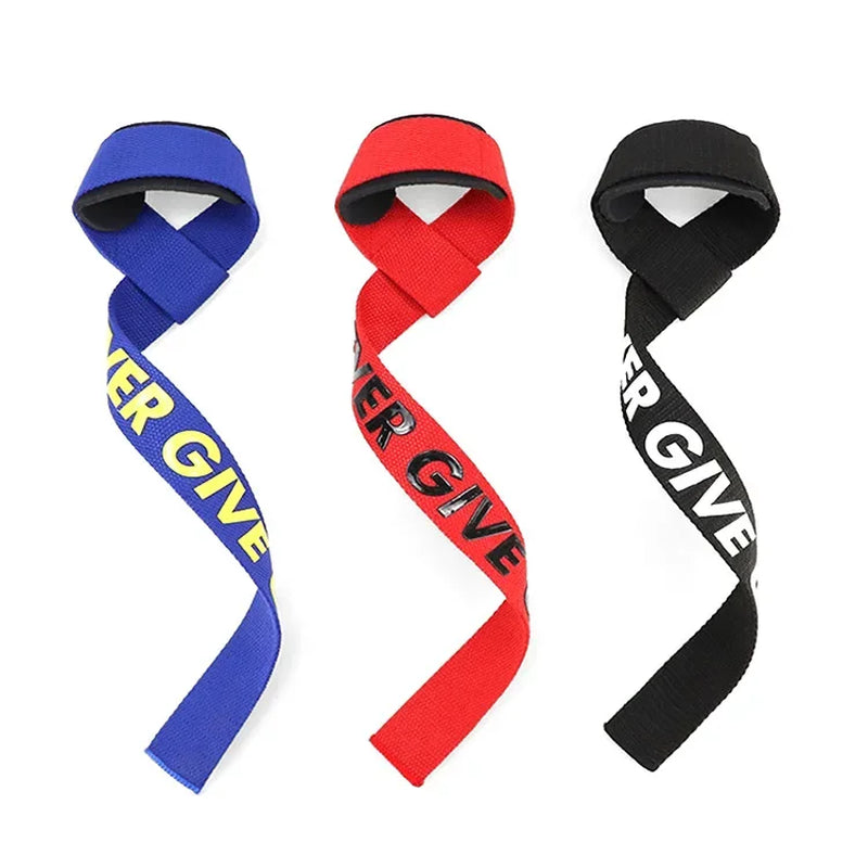 2Pcs Weightlifting Wrist Straps Strength Training Adjustable Non-Slip Gym Fitness Lifting Strap Wrist Support Sports Grip Band