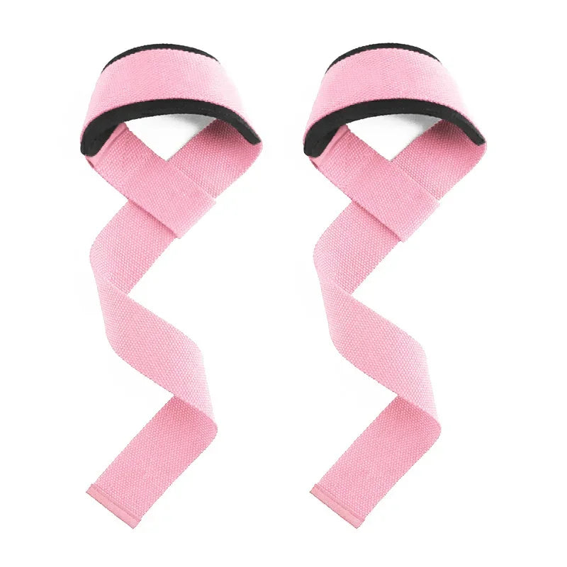2Pcs Weightlifting Wrist Straps Strength Training Adjustable Non-Slip Gym Fitness Lifting Strap Wrist Support Sports Grip Band