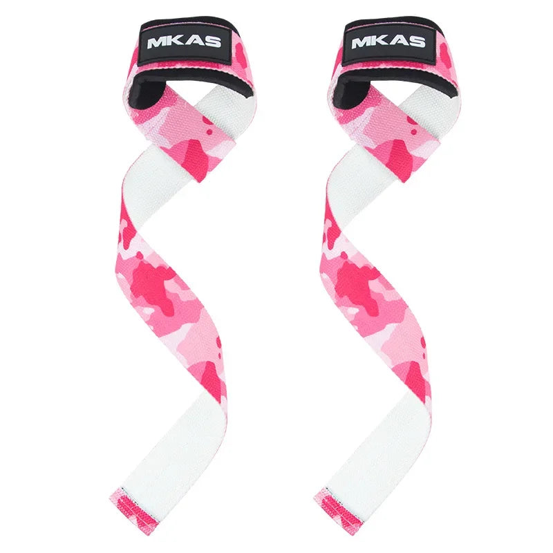 2Pcs Weightlifting Wrist Straps Strength Training Adjustable Non-Slip Gym Fitness Lifting Strap Wrist Support Sports Grip Band